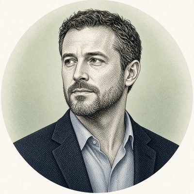 Illustrated portrait of Daniel Bradley